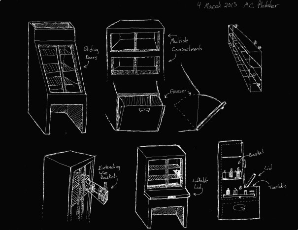 Basic Sliding Door Refrigerators