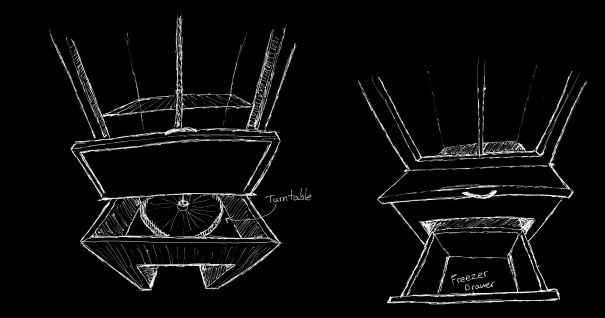 Turnatable-and-Freezer-Drawer