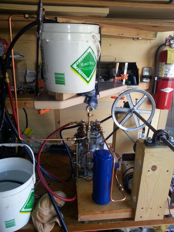 water cooled condensor on markI