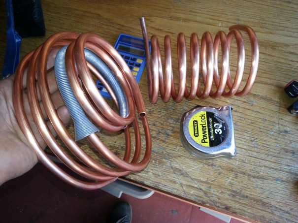 coiling copper